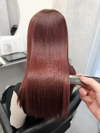 セミロング カラー 【髪質改善美容師】t occa茨木篠原健太のヘアスタイル