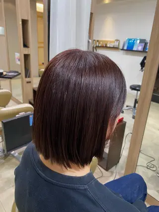 ミディアム カラー 松本 絢乃のヘアスタイル