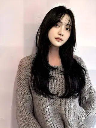 ロング 韓国特化型 エクステ、カラー専門のヘアスタイル