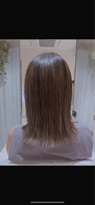 ロング 須藤 百合香のヘアスタイル