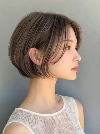 ショート 銀座/カットモデル/ まつぱエク/ゆきなのヘアスタイル