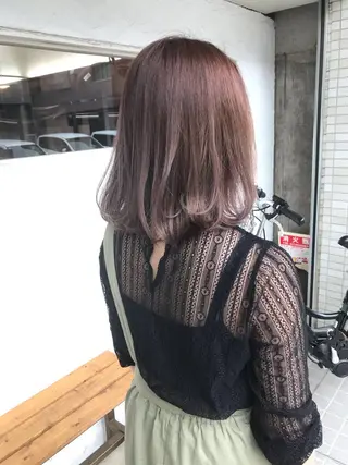 セミロング 正分 真美のヘアスタイル