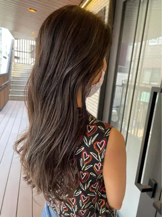 ロング カラー パーマ ヘアアレンジ ネイル マツエク・マツパ Miku /ブリーチ/ボブのヘアスタイル