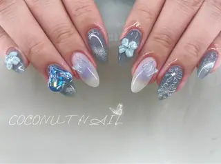 ネイル 神田 ココナッツのネイルデザイン