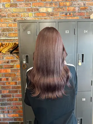セミロング カラー the BRIDGE 加藤みのりのヘアスタイル