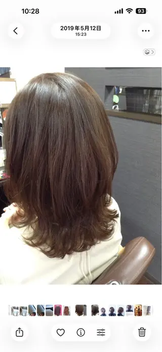 ミディアム パーマ 美容室Hanako elegance八橋店所属・大人のためのデザイン カラー美容師/オノのヘアスタイル