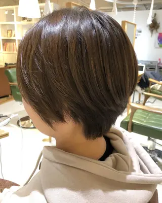 ショート eins.hair所属・過去一の柔髪ヘア 🌿einshairのヘアスタイル