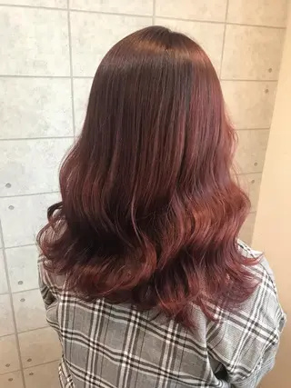 セミロング カラー knock【ノック】所属・烏丸韓国ヘア🇰🇷 ayaka🎀のヘアスタイル