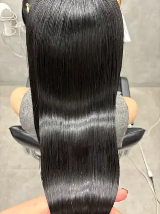 ロング カラー すぐ巻ける縮毛矯正 🍀勝倉　麗のヘアスタイル