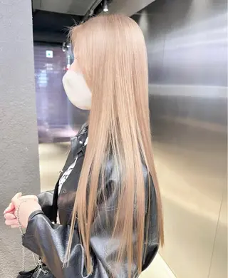 ロング 名古屋栄♡PELE/ ブリーチ/ハイトーンのヘアスタイル
