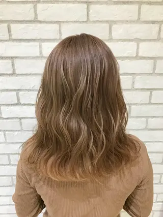 セミロング カラー 上尾/ママ美容師🫧 𝐌𝐞𝐢のヘアスタイル