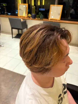 ショート メンズ 森田 玲央のヘアスタイル