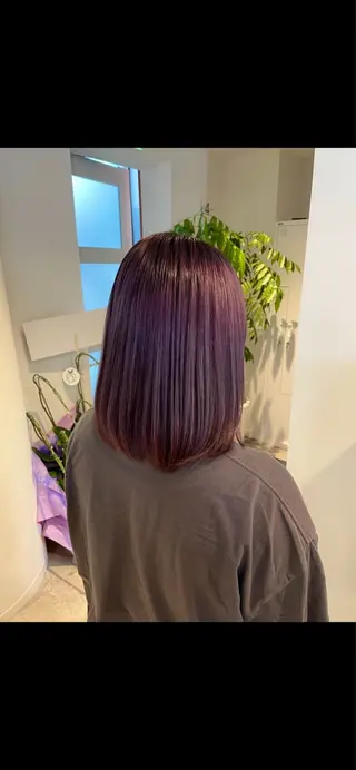 ミディアム カラー hayaka todaのヘアスタイル