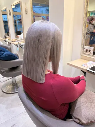 ミディアム yuu モデル募集のヘアスタイル