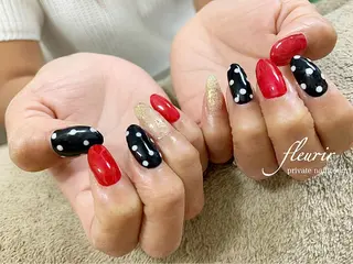 ネイル フルリール 【プライベートサロンのネイルデザイン