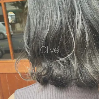ミディアム カラー 𓅰なかがわ ふみな𓅯のヘアスタイル