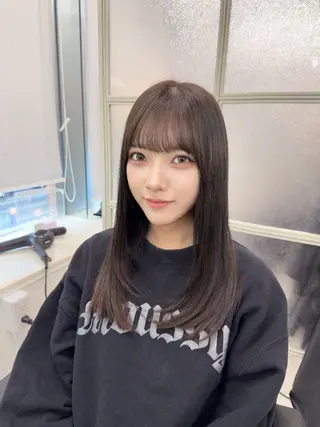 セミロング MAHO/透明感カラ ー/髪質改善🍒のヘアスタイル