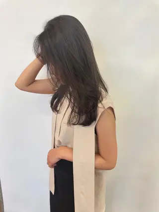 ミディアム 田中 碧のヘアスタイル