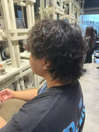 ミディアム パーマ メンズ Dxxxx III所属・女性目線の大人 メンズ*Ayakaのヘアスタイル