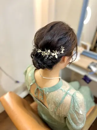 ヘアアレンジ 似合わせヘアメイク 💐オダギリチアキのヘアスタイル