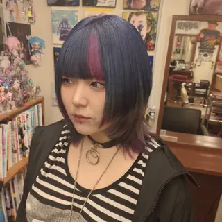 ミディアム カラー fuwat所属・秋葉原でカラーする なら🐉ちぇーたんのヘアスタイル