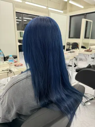 ロング カラー little×esta所属・little石川 秀のヘアスタイル