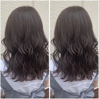 セミロング 【北千住】🌈韓国風 レイヤー✨小顔カットのヘアスタイル