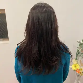 セミロング カラー 🥣ブリーチ・カラー 平城秀馬/原宿のヘアスタイル