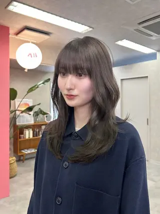 セミロング ヘアアレンジ Hz【ヘルツ】 masakiのヘアスタイル