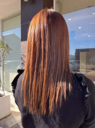 セミロング EARTH長岡 🌼渡辺まい🌼のヘアスタイル