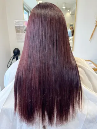 カラー 西川 明李のヘアスタイル