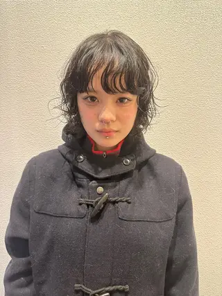 ショート パーマ パーマ 大須美容師 ぱるのヘアスタイル