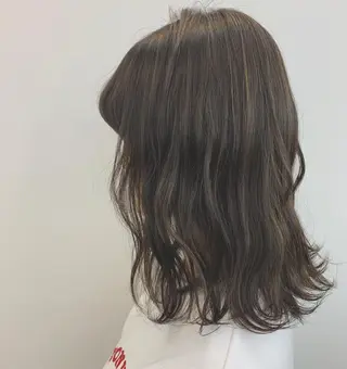 ミディアム カラー ブリーチ/アレンジ 天満/chihiroのヘアスタイル