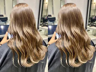 ロング カラー 髪質改善/縮毛矯正 レイヤー/松川匠のヘアスタイル