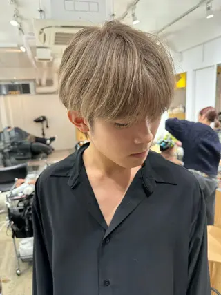 ショート カラー メンズ 新宿 似合わせカラー HINAのヘアスタイル