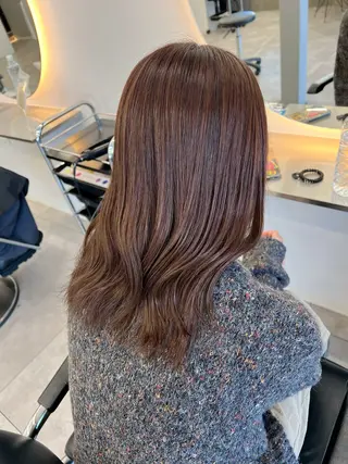 セミロング カラー 髪質改善特化/ メンズパーマ◎椿原のヘアスタイル