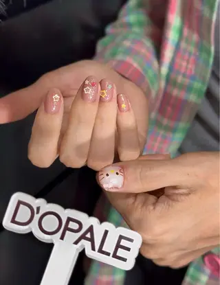 ネイル D‘OPALEサロン所属・長さ出し専門店 上野kkのネイルデザイン