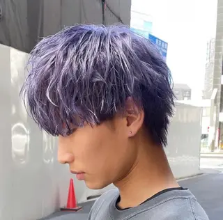 カラー パーマ メンズ メンズパーマ特化森田 真衣🌟のヘアスタイル