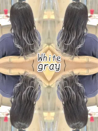 ロング カラー 永島 桜のヘアスタイル