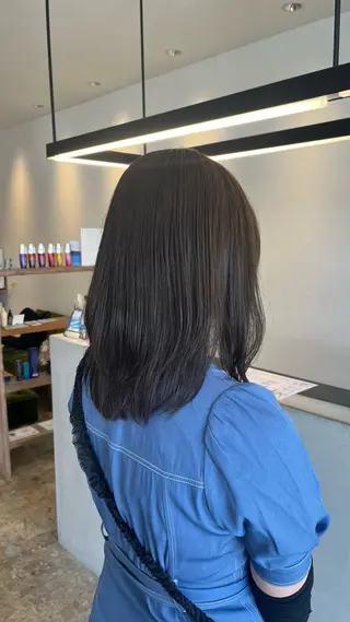 カラー 坂下 かのんのヘアスタイル