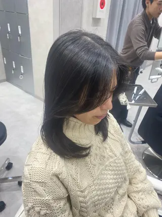ミディアム 髪質改善/美髪矯正 🫧山本勇輝🫧のヘアスタイル