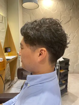 パーマ メンズ 吉川沙知 /ナチュラルカラーのヘアスタイル