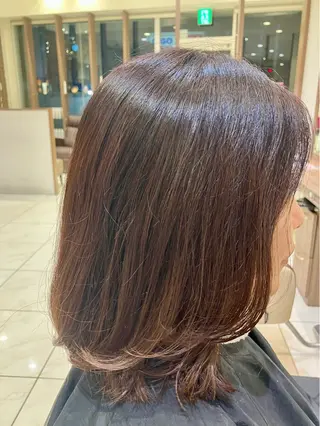 ミディアム 🧡Ash 新杉田🧡山本のヘアスタイル