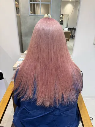 ロング カラー ほの カラー特化/ ブリーチ/ボブのヘアスタイル