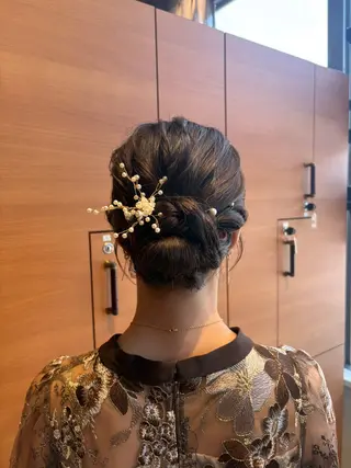 ヘアアレンジ 💜juna💜/高 槻/韓国風のヘアスタイル