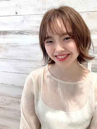 ショート 髪質改善/縮毛矯正 ツヤ髪🩷さつきのヘアスタイル