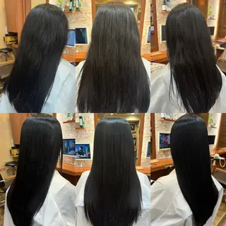 ロング 山口 博司のヘアスタイル