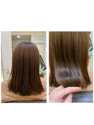 ミディアム 中尾 淳一のヘアスタイル