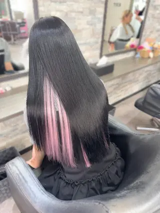 ロング カラー ハイトーンエクステ 🎩カズキ🎩のヘアスタイル