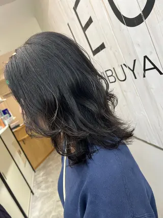 ミディアム カラー パーマ ヘアアレンジ DIECESHIBUYA.所属・メンズ似合わせ/ ビジネスヘア/比嘉のヘアスタイル